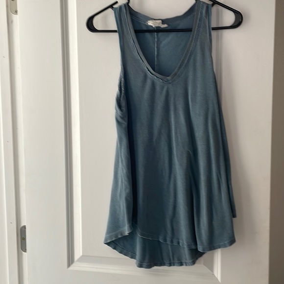White Camp Tops - Buckle Distressed Tank
